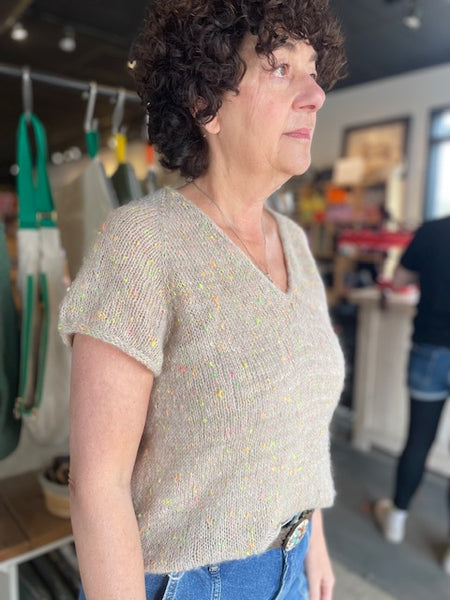 Yarn bundle - Cumulus Blouse in Confetto by PetiteKnit