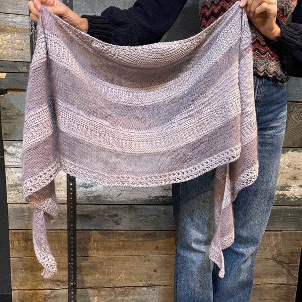 Kit de Tricot - Châle Volute par Henriette Corbeil