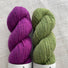 Fushia - Vert olive