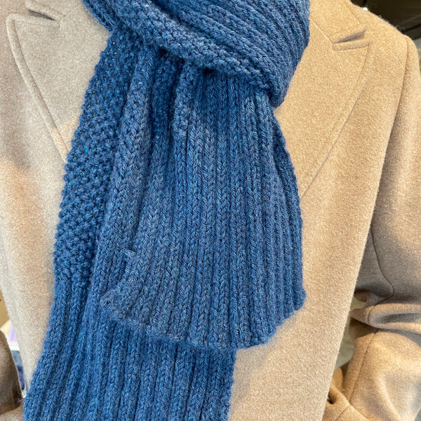 Knitting kit - Le St-Sau Scarf 100% merino by Pure Laine
