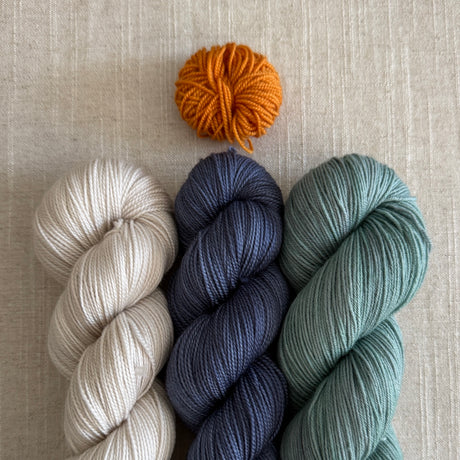 Kit de tricot - Châle Against the current par Elenor Mortensen