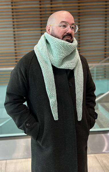 Kit de tricot - Châle Gaca par Jean-Philippe Cliche