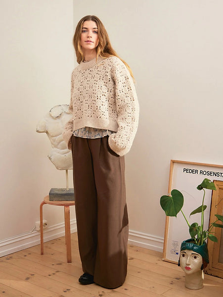 Kit de crochet - Fleur sweater par Sandness Garn