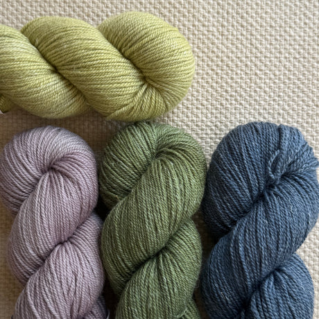 Kit de tricot - Châle Parallaxe par Henriette Corbeil