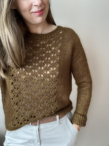 Kit de tricot et crochet - Vanilla Sweater par Agnieszka Reduch