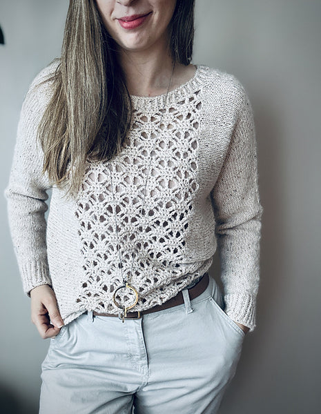 Kit de tricot et crochet - Vanilla Sweater par Agnieszka Reduch