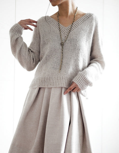 Kit de tricot - Basic V Light par Minimi Knit Design