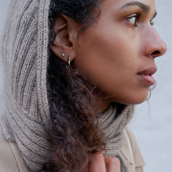 Kit de tricot - Écharpe à capuche, Alex hood par Pernille Larsen