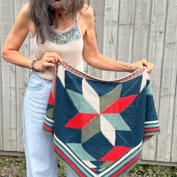 Yarn bundle - Quilt Star shawl by Gabrielle Vézina