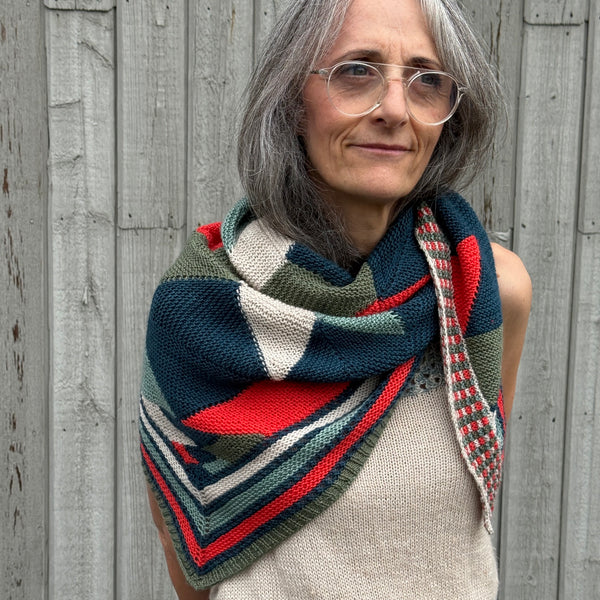 Yarn bundle - Quilt Star shawl by Gabrielle Vézina