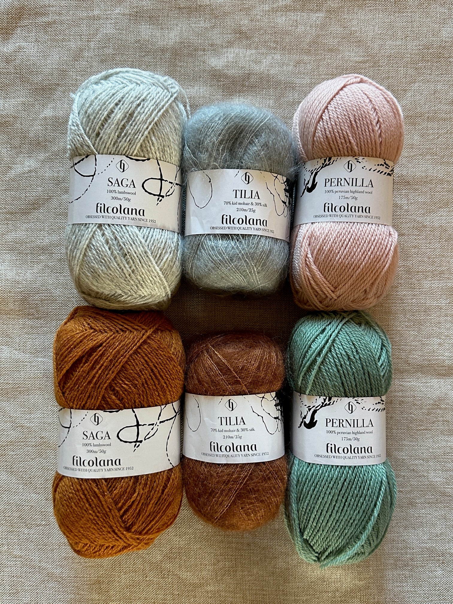 Knitting kit - Coloured Crosses Senior by Anne Ventzel