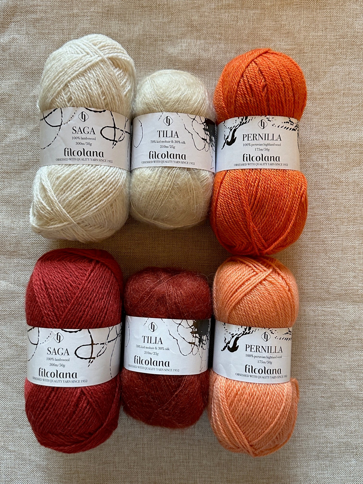 Knitting kit - Coloured Crosses Senior by Anne Ventzel