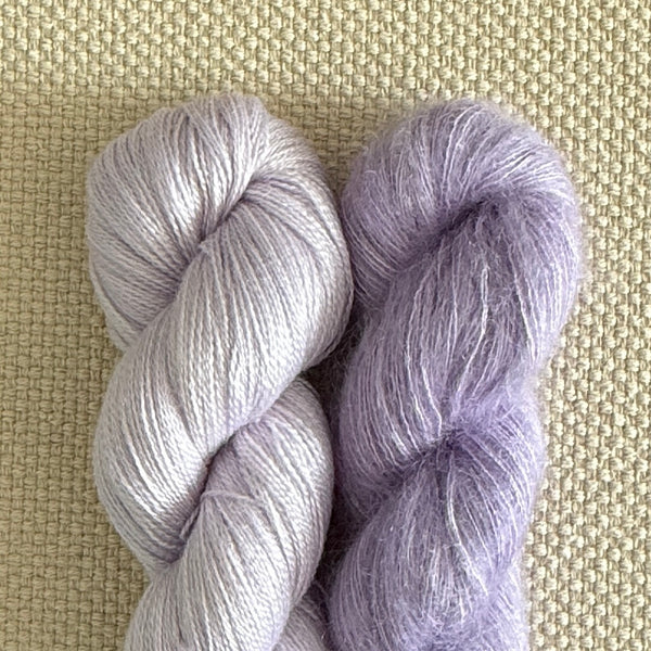 Kit de tricot - Écharpe Moissons par Lucie Paquet