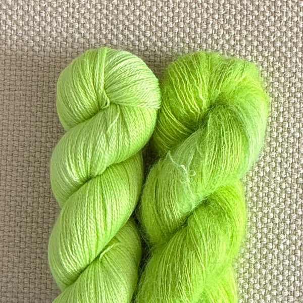 Kit de tricot - Écharpe Moissons par Lucie Paquet
