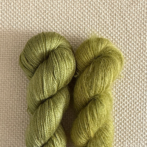 Kit de tricot - Écharpe Moissons par Lucie Paquet