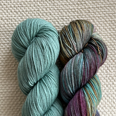 Kit temporaire de Tricot - Châle Thalassane  par Henriette Corbeil