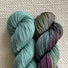 Malachite et 5 à 7 (Mérinor fingering)