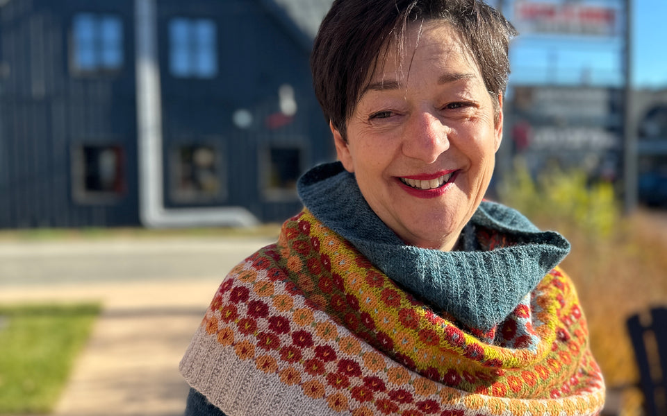 Kit de tricot - Réchauffe-épaule Antelope Valley Snood par Tracy Pipinich