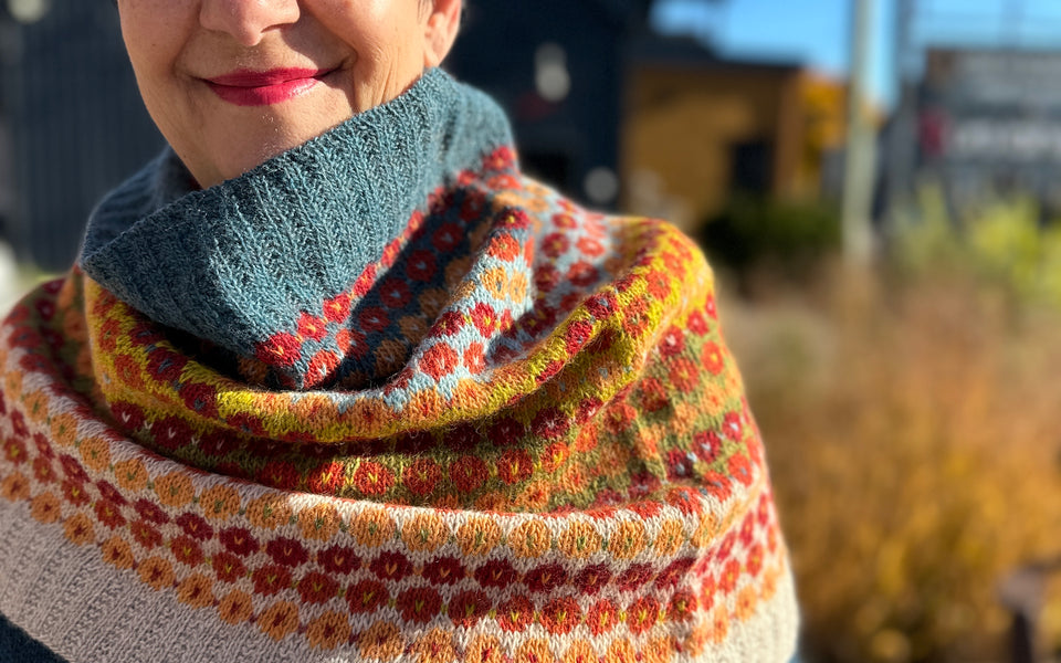 Kit de tricot - Réchauffe-épaule Antelope Valley Snood par Tracy Pipinich