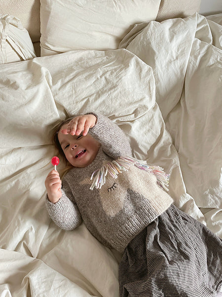 Kit de tricot - Chandail Always 4-ever Unicorn par Wool & Beyond