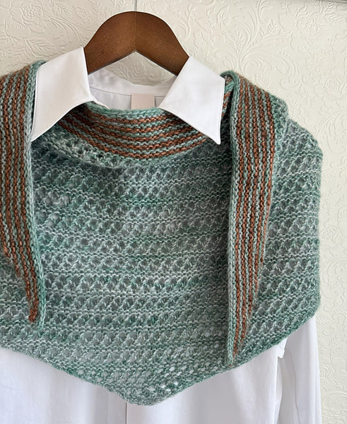 Kit de tricot - Châle Elsie par Lucie Paquet