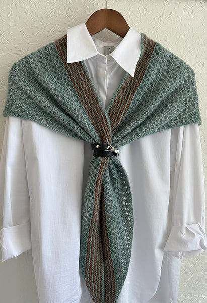 Kit de tricot - Châle Elsie par Lucie Paquet