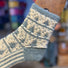 Kit de tricot - Chaussettes Pines and Needles Socks par Winter's Weather Knits