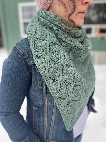 Kit de tricot - Châle I Shawl Build my Fortress par Fran Carle