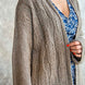 Kit de tricot - Cardigan Greyer par Hanna Maciejewska