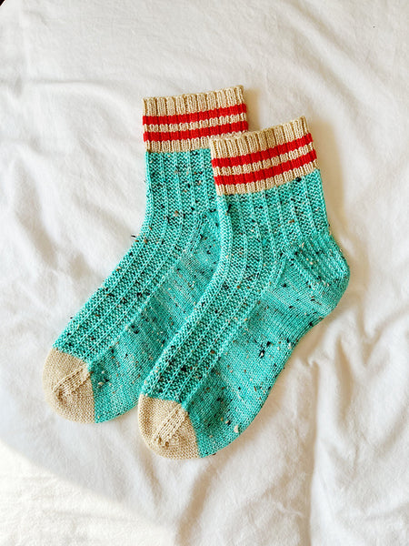 Yarn bundle - 2 Pairs of Leap Year Socks by Summer Lee
