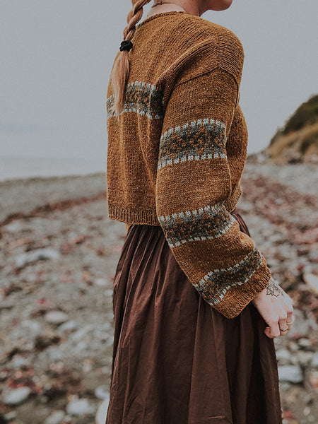 Kit de tricot - Chandail Mountain Bed par Caitlin Hunter