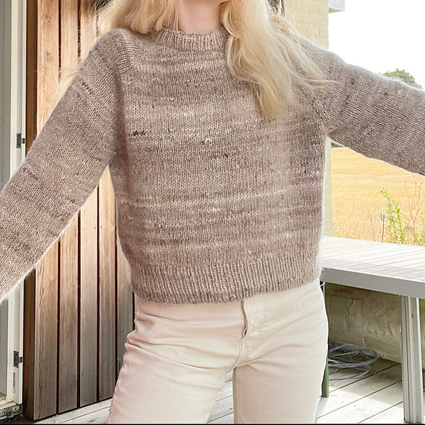 Kit de tricot - Step by Step Sweater en Cloud par Florence Miller