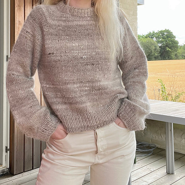 Kit de tricot - Step by Step Sweater en Cloud par Florence Miller