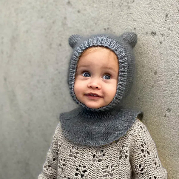 Kit de tricot - Cagoule Baby Bear Balaclava par Pernille Larsen