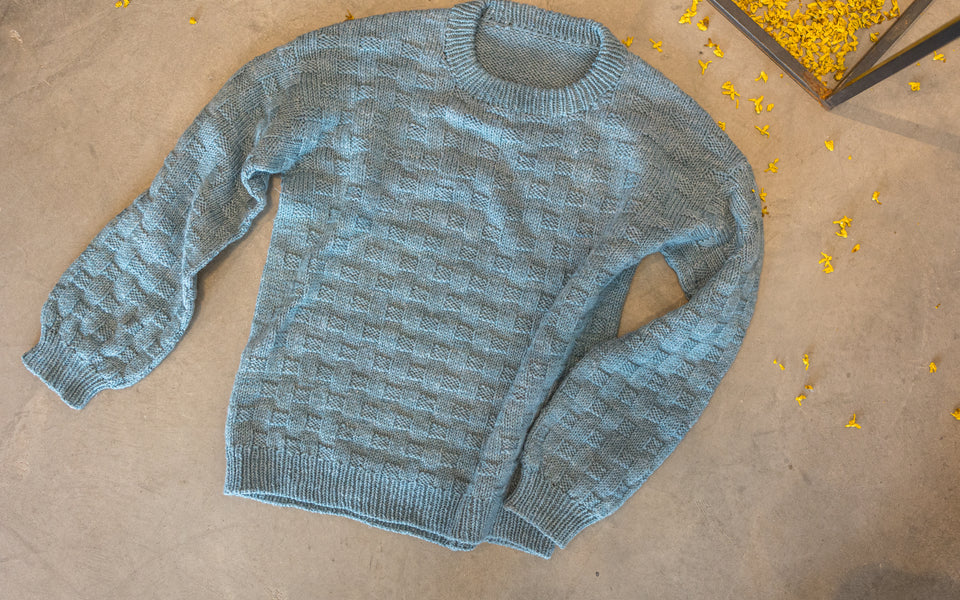 Kit de tricot - Chandail Campagne par Marie-Christine Lévesque