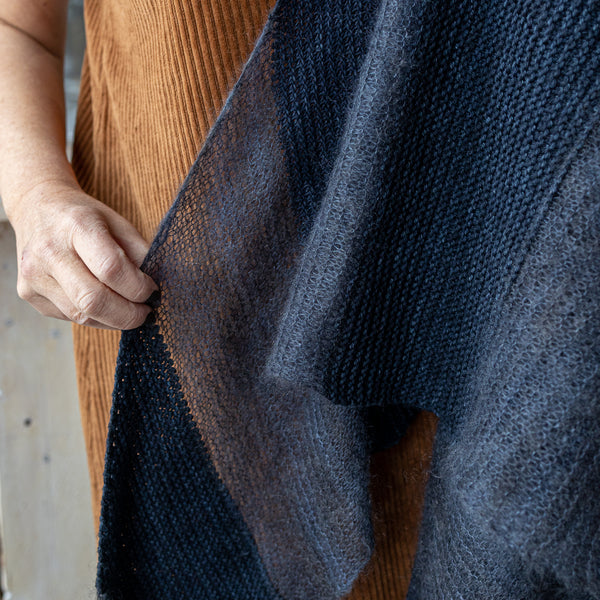 Kit de Tricot - Châle Marguarita de Fibre Carpe Diem