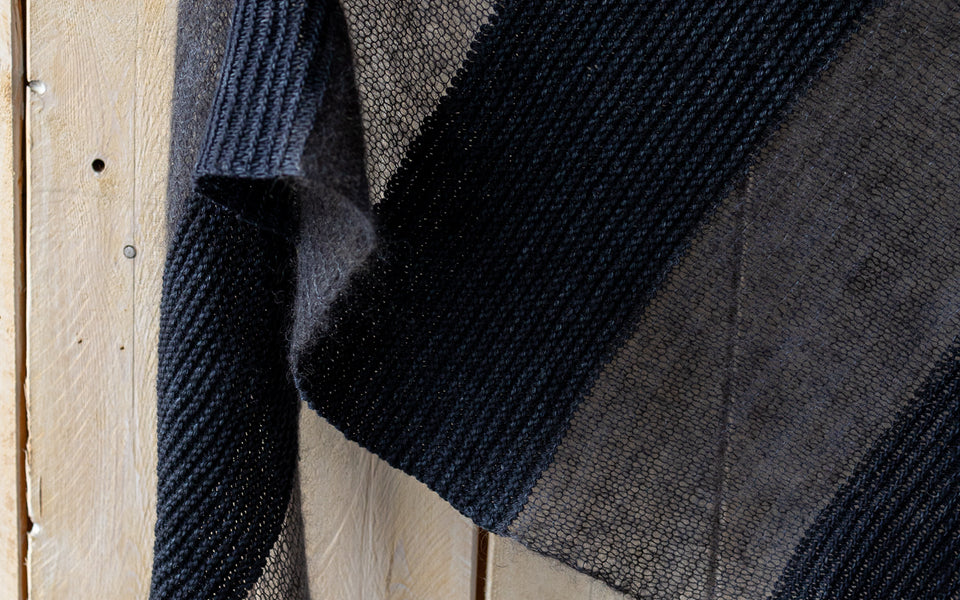 Kit de Tricot - Châle Marguarita de Fibre Carpe Diem