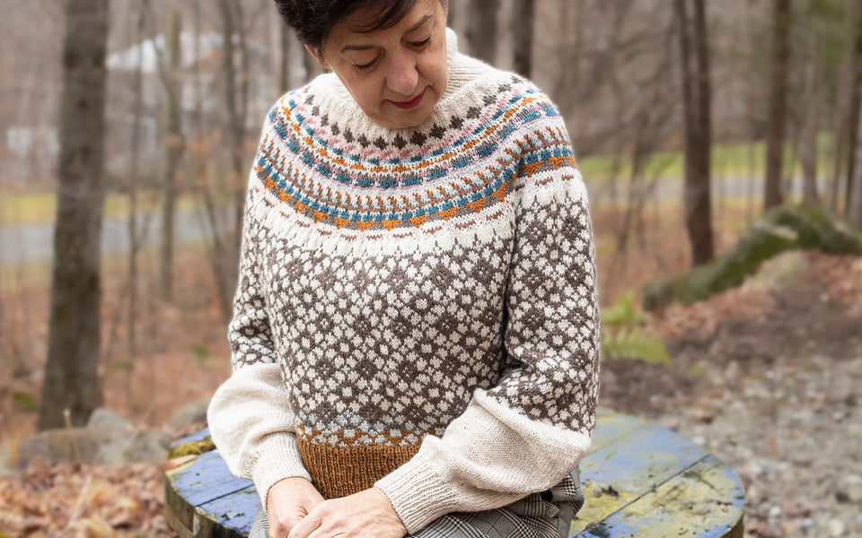 Kit de tricot - Chandail Noomi par Sophie Ochera