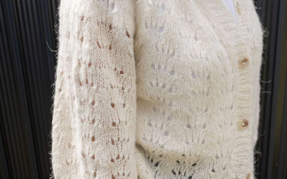 Kit de tricot - Cardigan Camelia par Minimi Knit Design