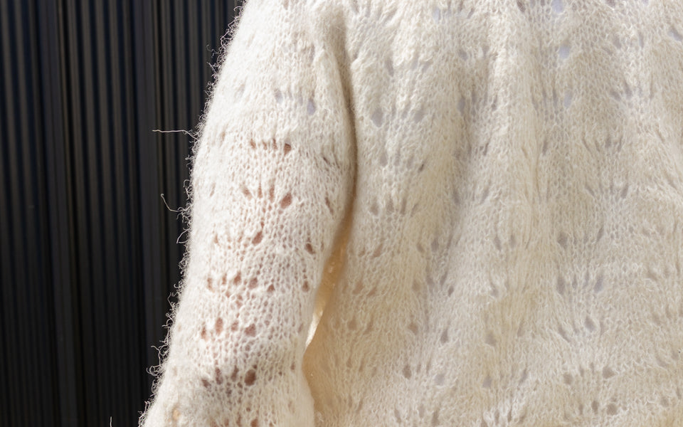 Kit de tricot - Cardigan Camelia par Minimi Knit Design