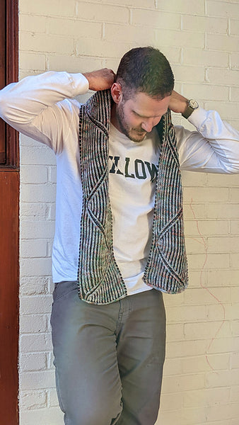 Kit de tricot - Pas-à-pas Foulard Swish par Tanis Lavallee