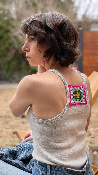 Kit de tricot - ZZ Tank top par Tanis Lavallee
