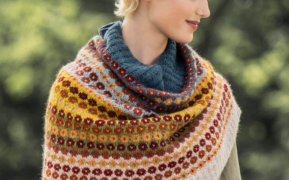 Kit de tricot - Réchauffe-épaule Antelope Valley Snood par Tracy Pipinich