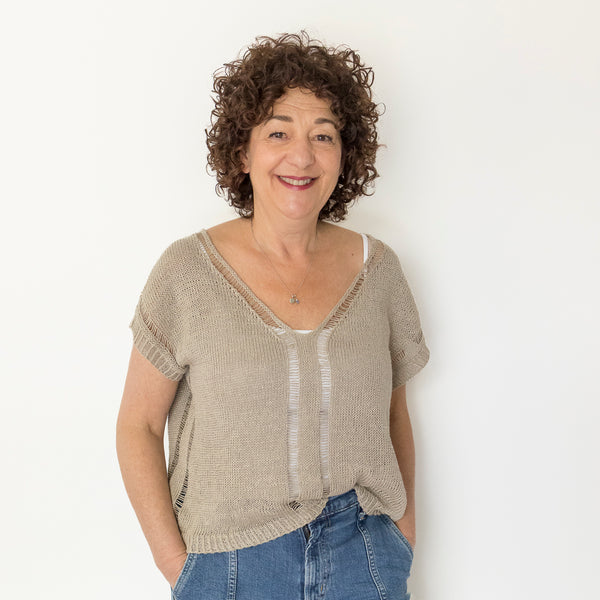 Kit de tricot - Outline tee par Jessie Maed