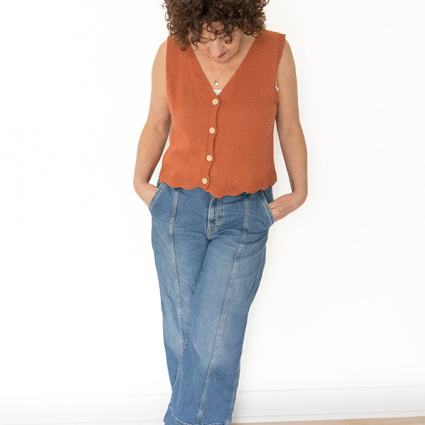Kit de tricot - Bräm top par Ellen Furderer