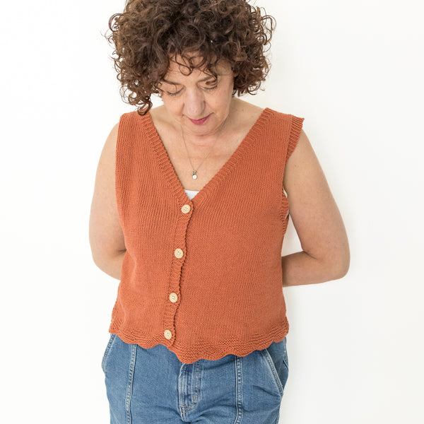 Kit de tricot - Bräm top par Ellen Furderer