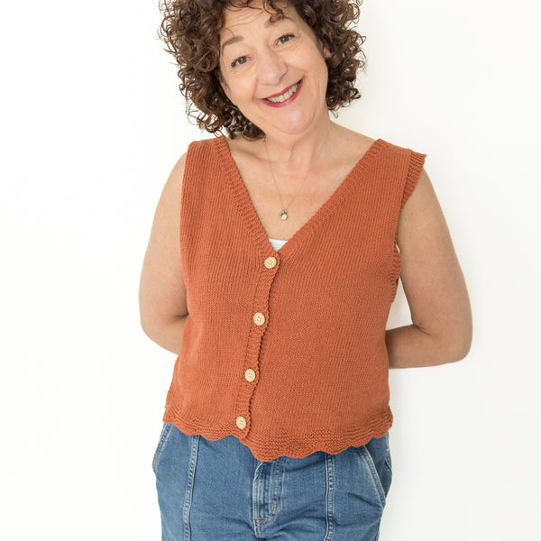 Kit de tricot - Bräm top par Ellen Furderer