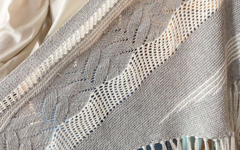 Kit de Tricot - Châle Bohemian Variation par Lucie Paquet