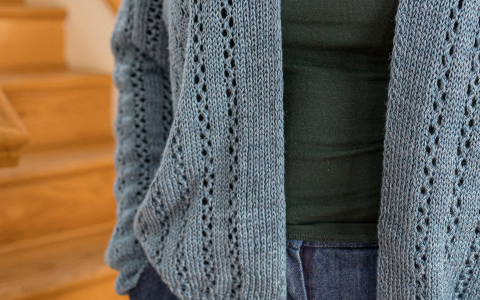 Kit de tricot - Garden cardigan par Ankestrick