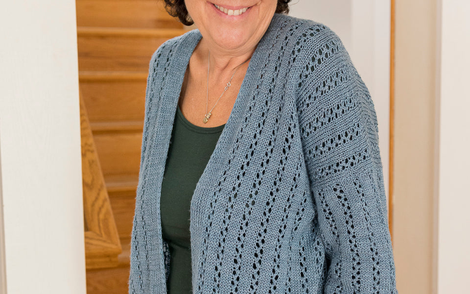 Kit de tricot - Garden cardigan par Ankestrick